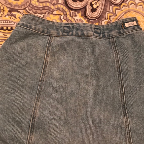 Denim button down skirt - Picture 5 of 5